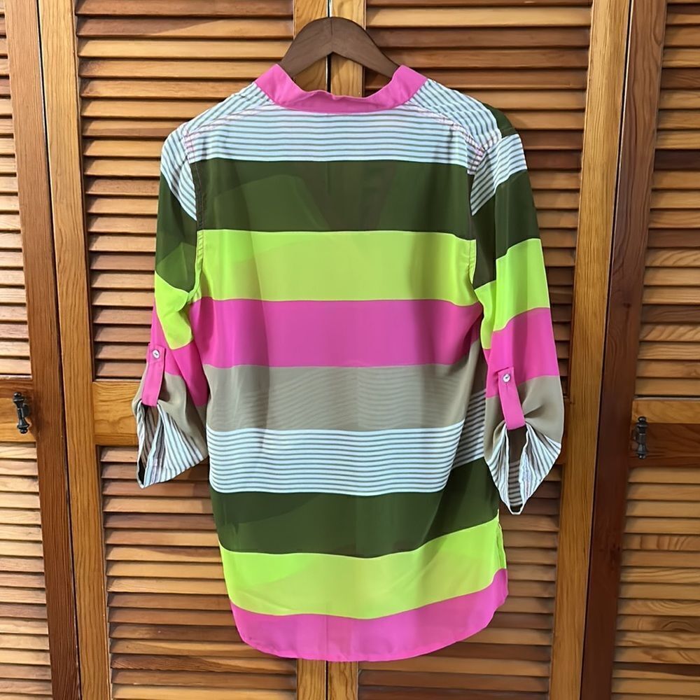 MULTIPLES Multicolored Blouse - Picture 3 of 6